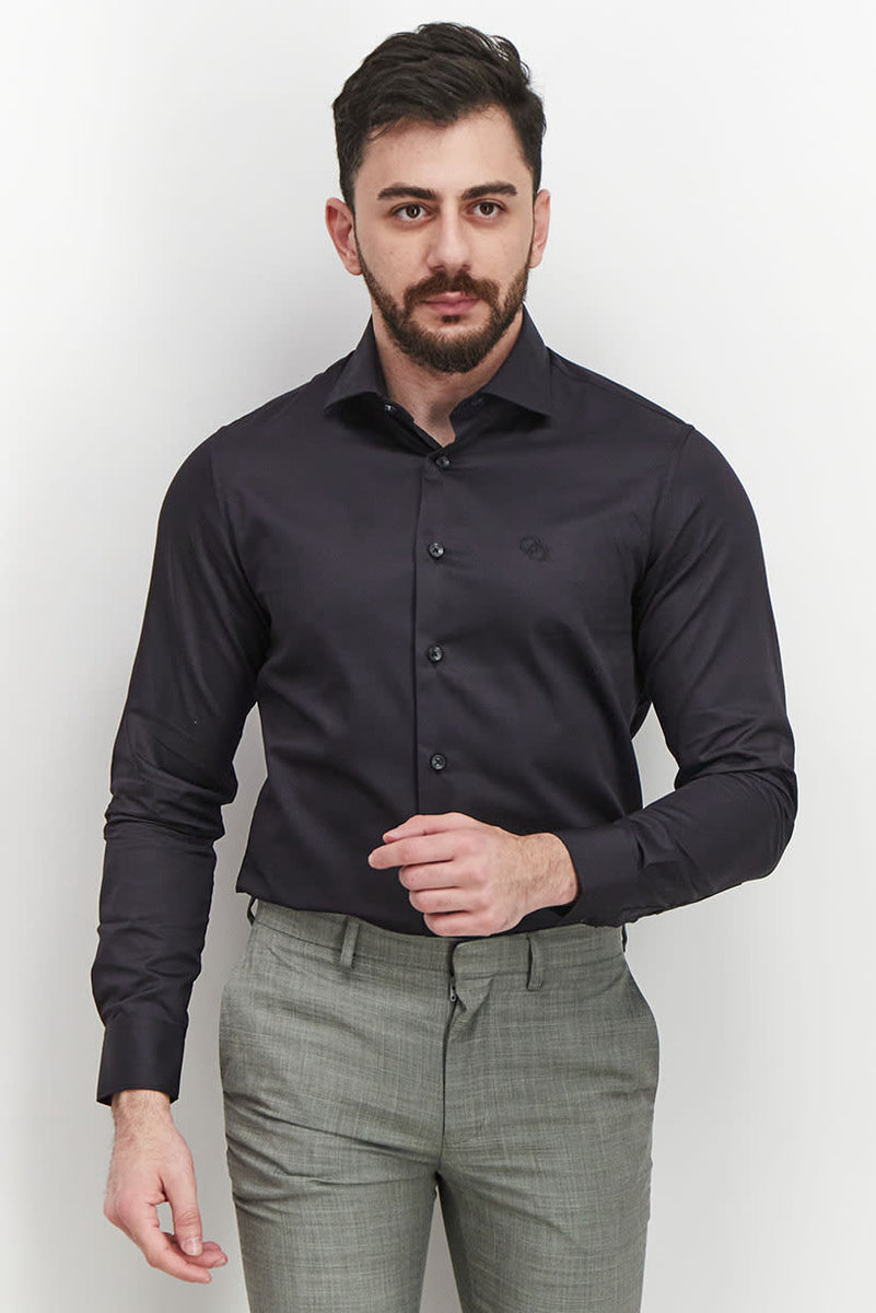 slim fit dress slacks Class Cavalli By Roberto Cavalli Mens Formal Dress Shirt