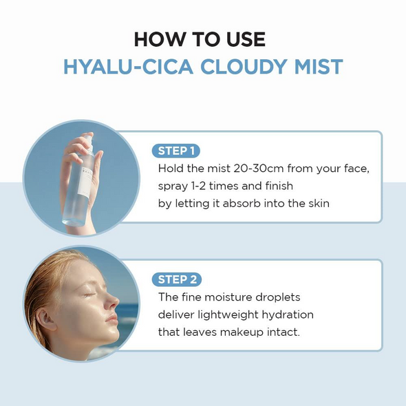 SKIN1004 Hyalu-CICA Cloudy Mist - Hydrating & Calming Green Tea Care