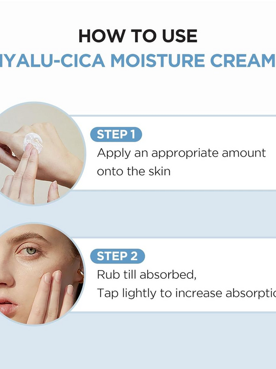 SKIN1004 Hyalu-CICA Moisture Cream - Lightweight & Deep Hydrating Care