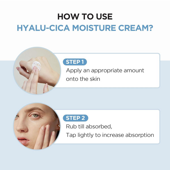 SKIN1004 Hyalu-CICA Moisture Cream - Lightweight & Deep Hydrating Care