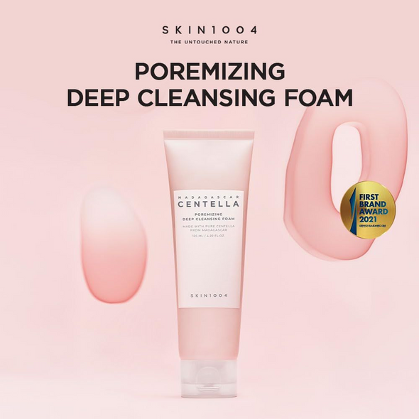 SKIN1004 Poremizing Deep Cleansing Foam Face Wash - Pore-Clearing & Sebum Care