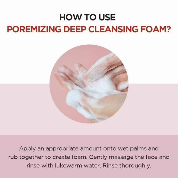 SKIN1004 Poremizing Deep Cleansing Foam Face Wash - Pore-Clearing & Sebum Care