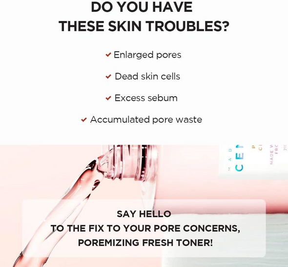 SKIN1004 Poremizing Clear Toner-Exfoliating, Sebum Control & Pore Tightening