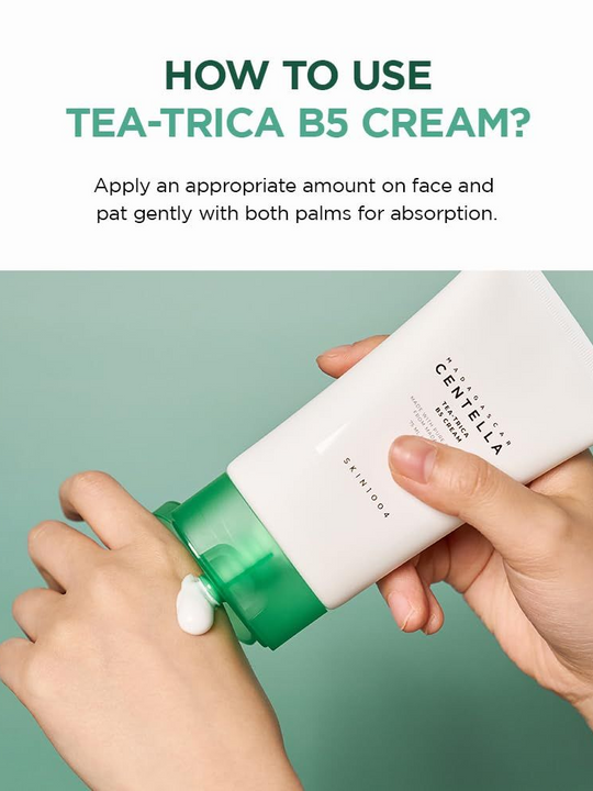 SKIN1004 Tea-Trica B5 Cream - Balm-Like Cream with Pro-Vitamin B5 Hydration