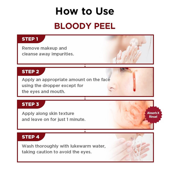 SKIN1004 Bloody Peel Pulls off Dramatic Exfoliation Effect Special care