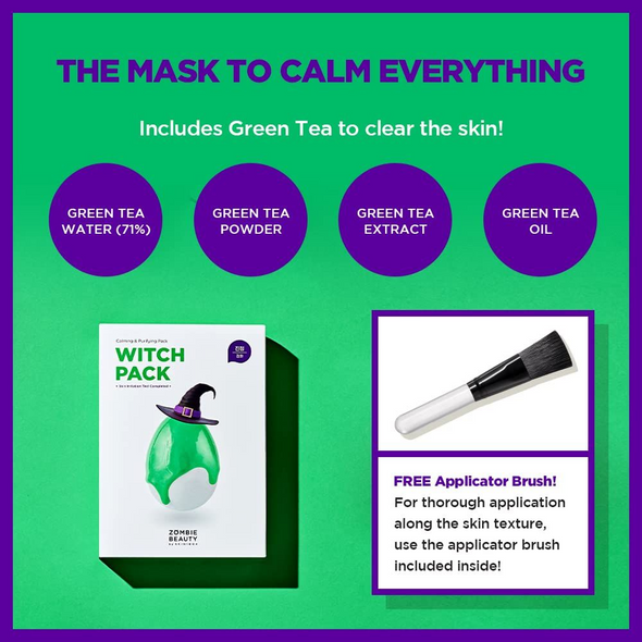 SKIN1004 Witch Pack - Creamy Mud, Green Tea Calming, Purifying & Pore Care