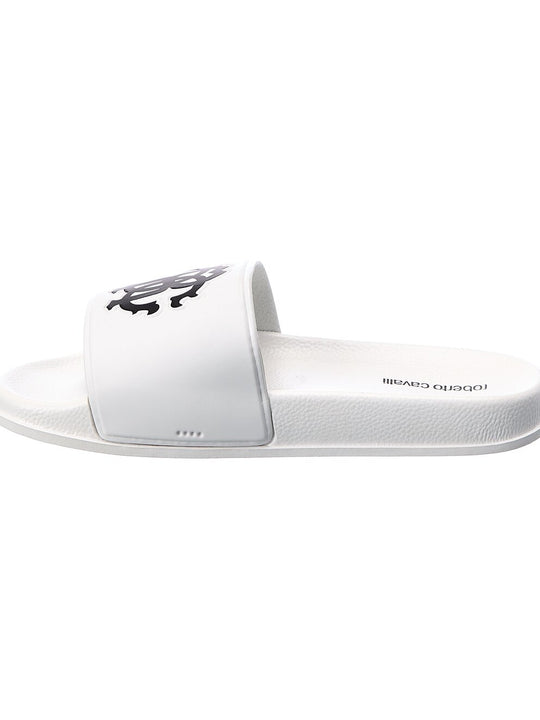 Roberto Cavalli Unisex Sandal Pool Slide - White