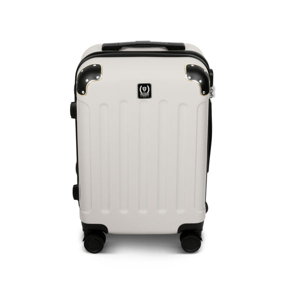 Swiss Hufeisen 3-Piece Travel Luggage Set - Cream & Gold