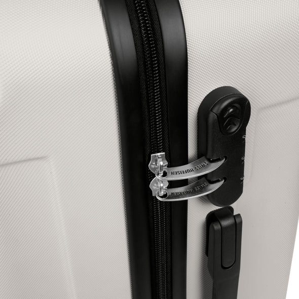 Swiss Hufeisen 3-Piece Travel Luggage Set - Cream & Gold