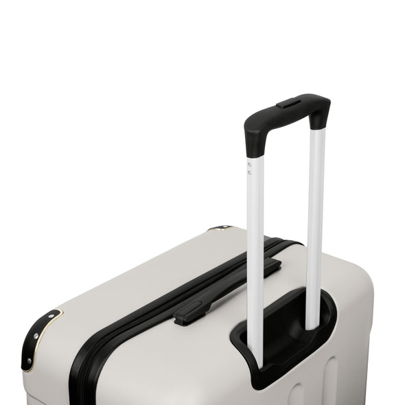 Swiss Hufeisen 3-Piece Travel Luggage Set - Cream & Gold