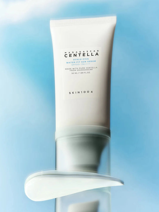 SKIN1004 Hyalu-CICA Water-Fit Sun Serum - Lightweight Moisturizing SPF Glow