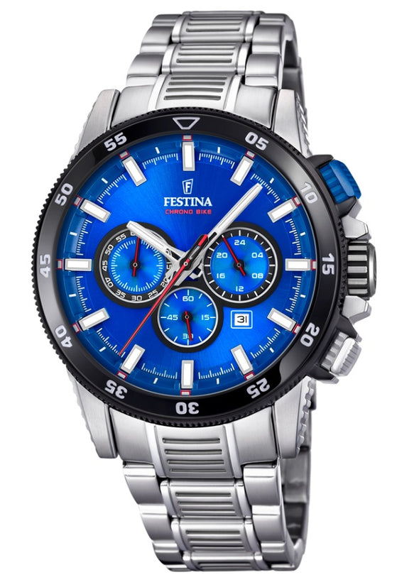 Festina Chrono Bike Analogue Men's Wrist Watch - Blue F20352/2