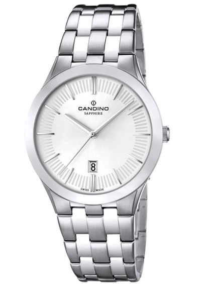 Candino Swiss Made Mens Stainless Steel Watch - Gents Classic Collection