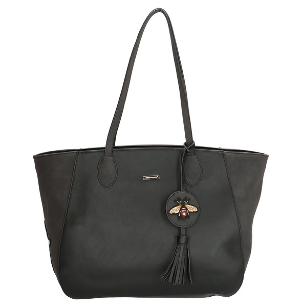 David Jones Paris Ladies Shopper/Tote Bag - Black 3613