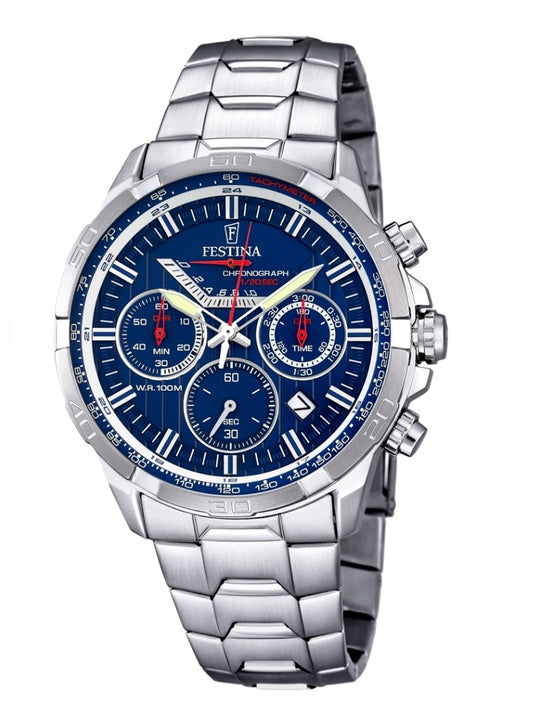 Festina Chrono Sport Analogue Men's Wrist Watch - Stainless Steel F6836/3