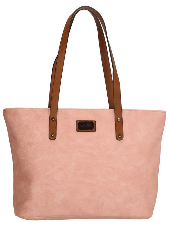 Charm London Covent Garden Ladies PU Shopper Bag - Pink