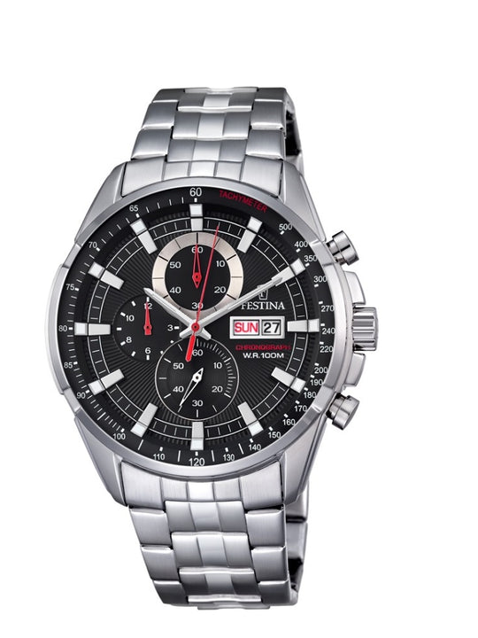 Festina Chrono Sport Analogue Men's Wrist Watch - Stainless Steel F6844/4