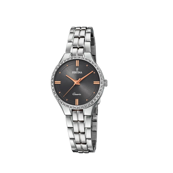 Festina Petite Stainless Steel Analogue Ladies Wrist Watch F20218-2