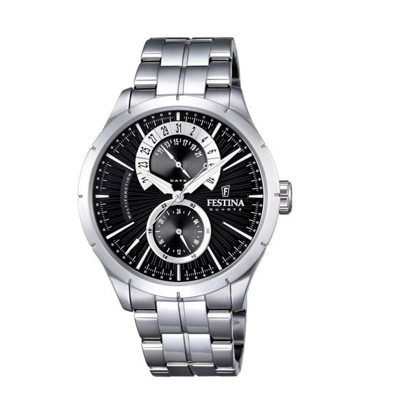 Festina Retro Classic Stainless Steel Analogue Men's Wrist Watch F16632-3