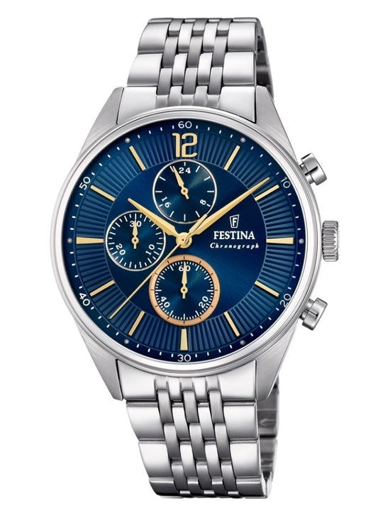 Festina Timeless Chronograph Analogue Men's Wrist Watch F20285/3