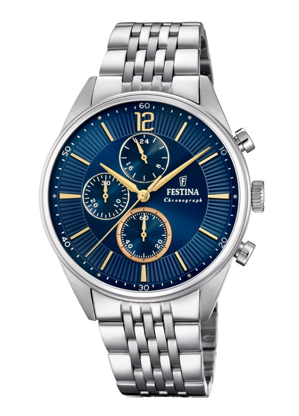 Festina Timeless Chronograph Analogue Men's Wrist Watch F20285/3