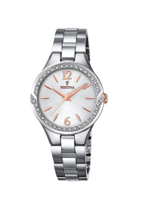 Festina Petite Stainless Steel Analogue Ladies Wrist Watch F20246-1