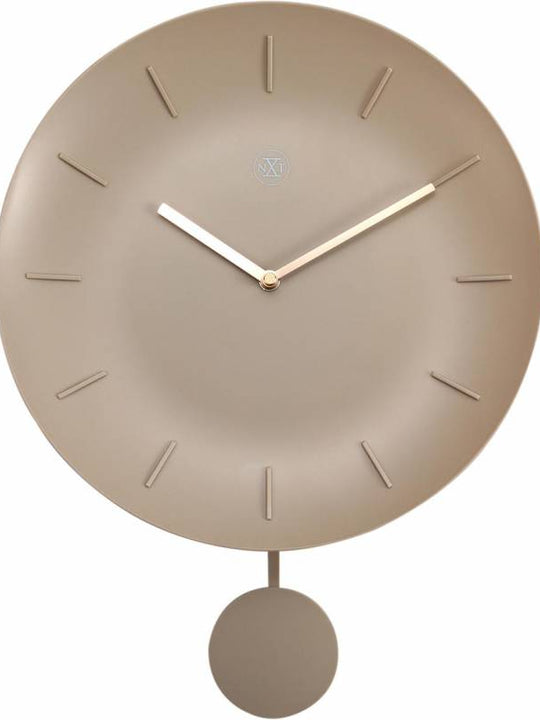 NeXtime 30cm Bowl Plastic Round Wall Clock - Off White 7339BE