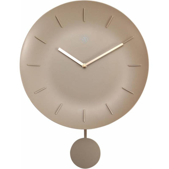 NeXtime 30cm Bowl Plastic Round Wall Clock - Off White 7339BE