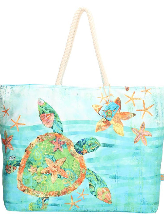 PE-Florence Turtle Sea Ladies Shopper Bag