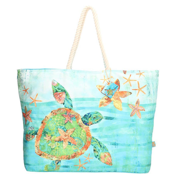 PE-Florence Turtle Sea Ladies Shopper Bag
