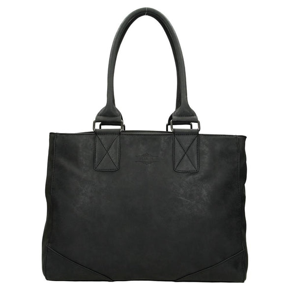 Beagles Alcublas Ladies PU Leather Hand Bag - Black
