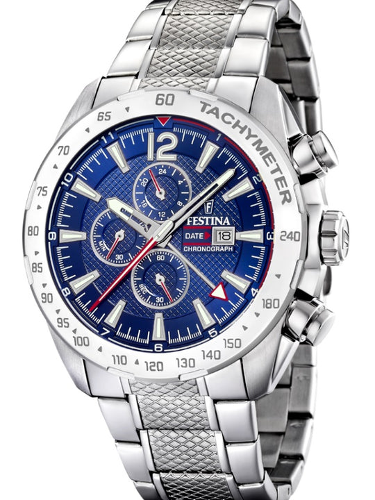 Festina Chrono Sport Analogue Men's Wrist Watch - Stainless Steel F20439/2