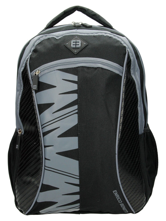 Enrico Benetti Natal Polyester 35 litres Backpack - Black & Grey 06