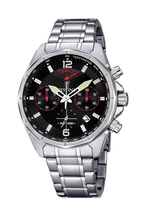 Festina Chrono Sport Analogue Men's Wrist Watch - Stainless Steel F6835/2