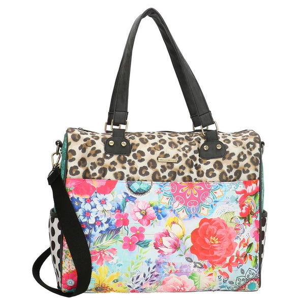 Melli Mello Flower&Leopard Ladies Shoulder Bag - Colourful 17122