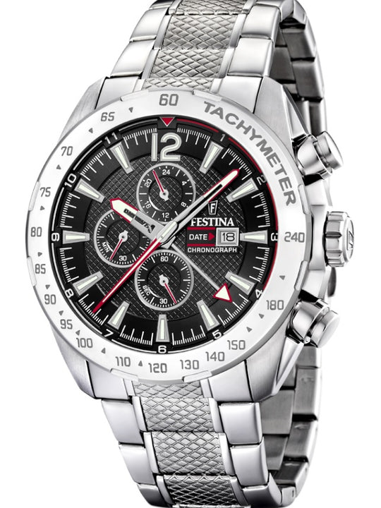 Festina Chrono Sport Analogue Men's Wrist Watch - Stainless Steel F20439/4