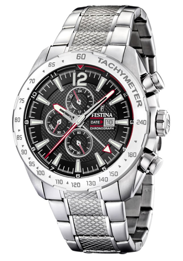 Festina Chrono Sport Analogue Men's Wrist Watch - Stainless Steel F20439/4