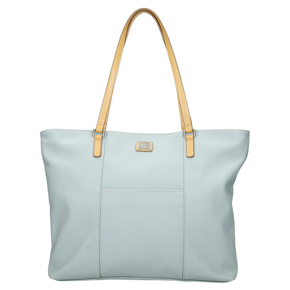 David Jones Paris Ladies Shopper/Tote Bag - Light Blue 5572-2