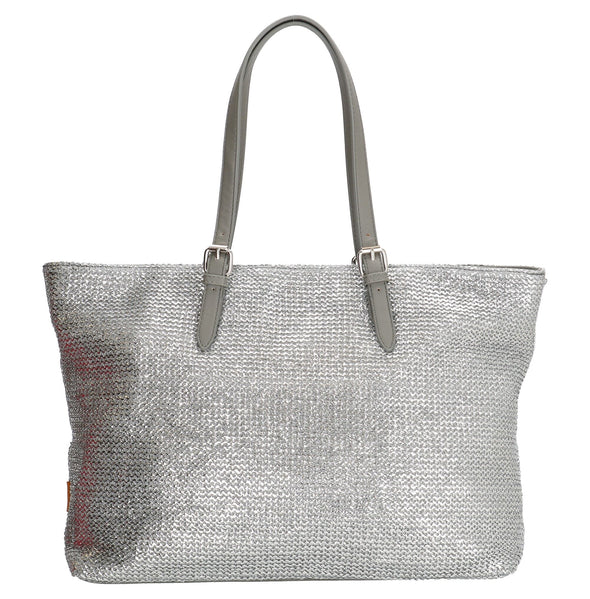David Jones Paris Ladies Shopper/Hand Bag - Grey 3865