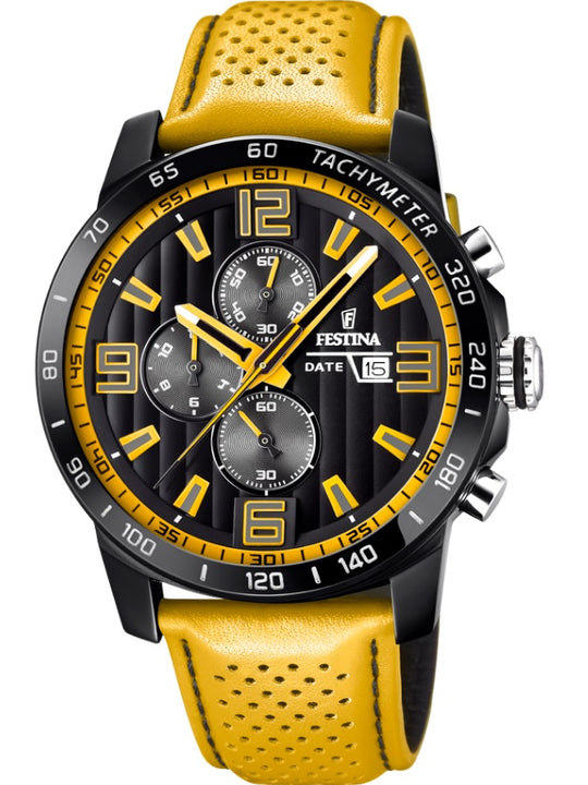 Festina The Originals Analogue Men's Wrist Watch - Yellow F20339/3