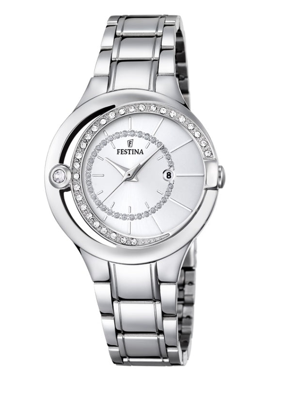 Festina Made Moiselle Analogue Ladies Wrist Watch - Silver F16947-1