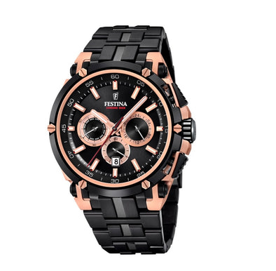 Festina Special Edition Analogue Men's Wrist Watch - Black-Gold F20329/1