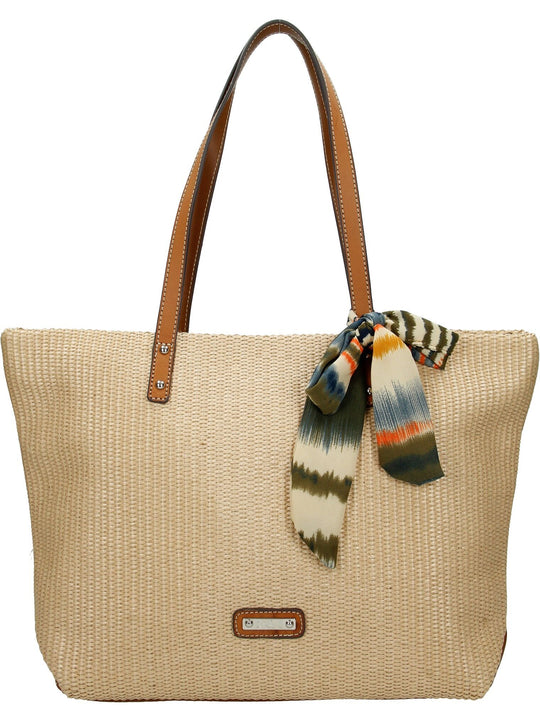 David Jones Paris Ladies Shopper/Hand Bag - Beige
