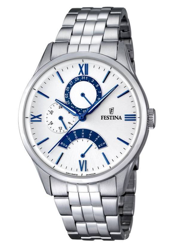 Festina Retro Classic Stainless Steel Analogue Men's Wrist Watch F16822-5