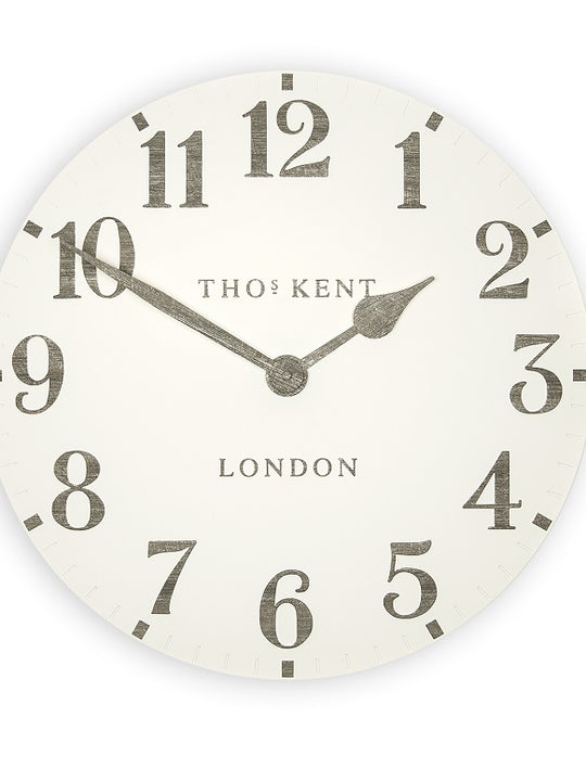 Thomas Kent 50cm Grand Arabic Windsor Round Wall Clock - White