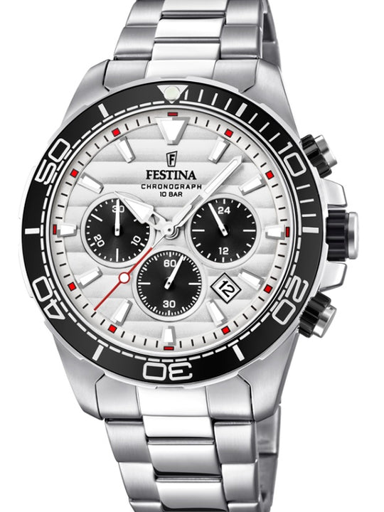 Festina Prestige Analogue Men's Wrist Watch - Stainless Steel F20361/1