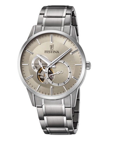 Festina Automatic Analogue Men's Wrist Watch - Grey F6845/2