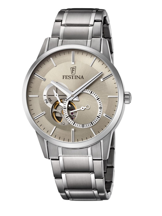 Festina Automatic Analogue Men's Wrist Watch - Grey F6845/2