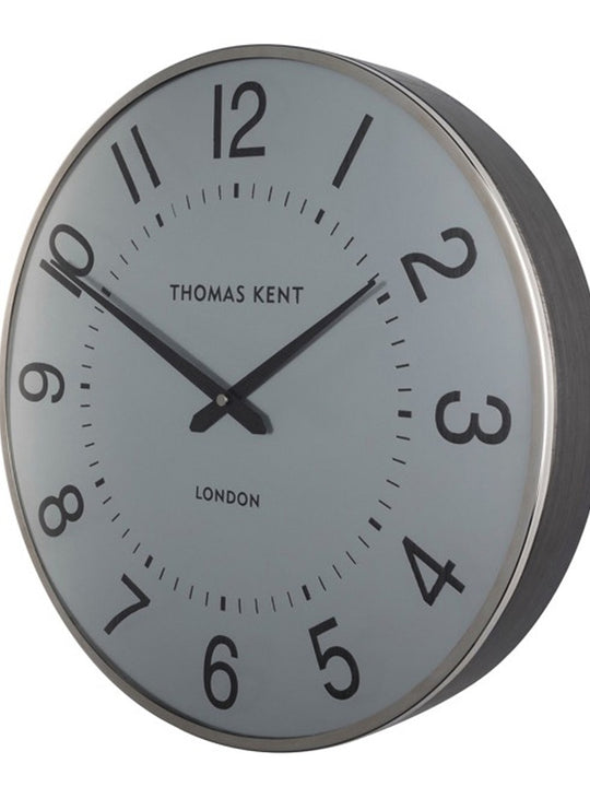 Thomas Kent 40cm Greenwich Silver Round Wall Clock
