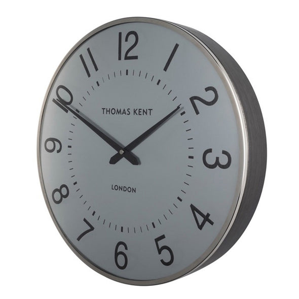 Thomas Kent 40cm Greenwich Silver Round Wall Clock